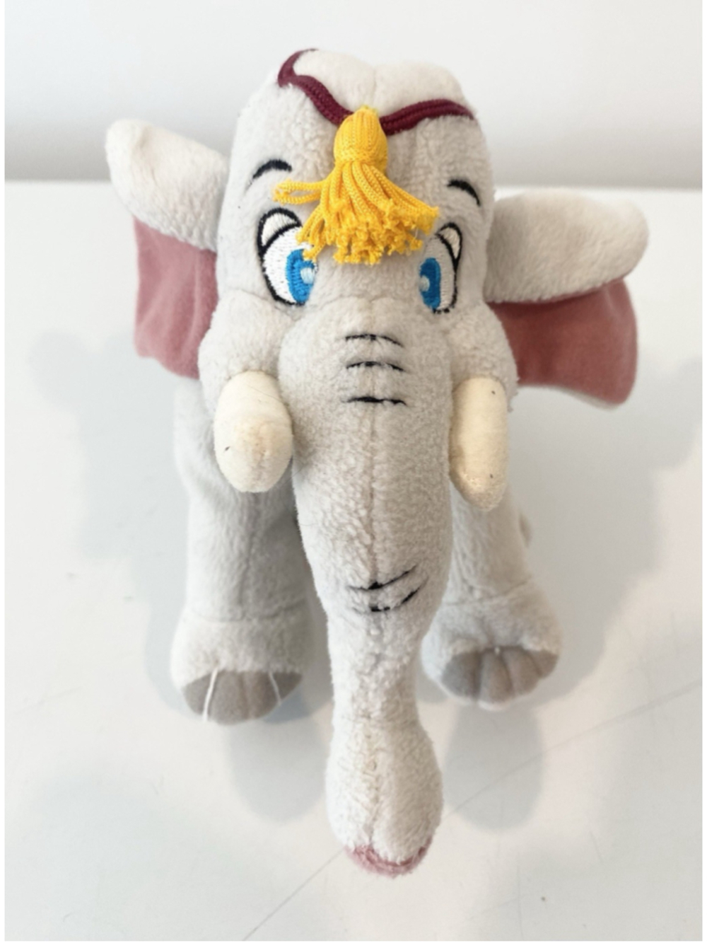 1998 Warner Bros Studio Store The King and I Tusker Elephant Bean Bag Plush 9”